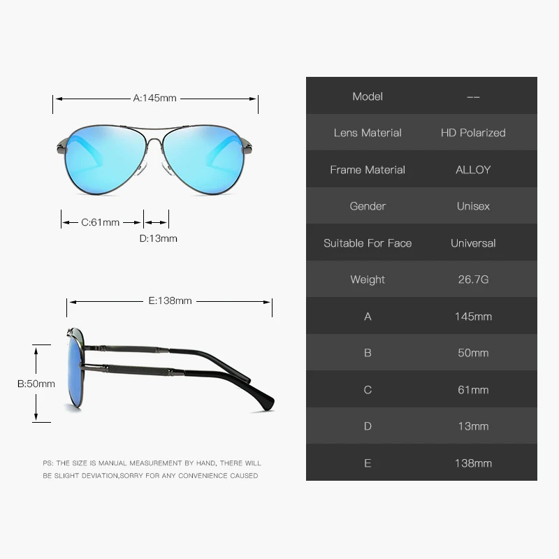 

Men's Polarized Sunglasses Fashionable Eyes Glasses Male Female Square Sun Glasses Driving 2019 Ladies Luxury Brand Designer