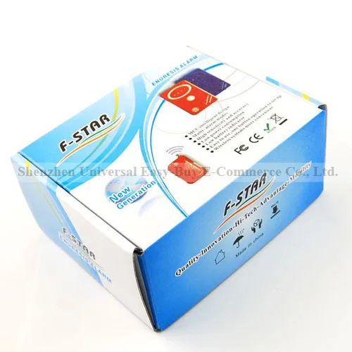 Bedwetting Enuresis Urine Bed Wetting Alarm +Sensor With Clamp for Adult &amp Baby (Blue) |