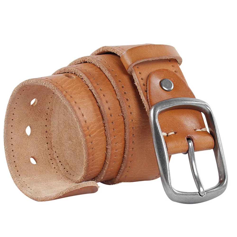 Мужской ремень из натуральной кожи FAJARINA дизайнерский 100% воловьей N17FJ308 2017|leather belts