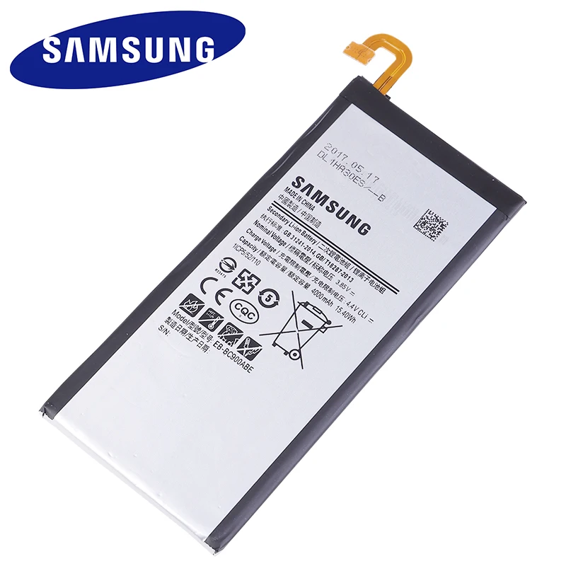 samsung Galaxy C9 Pro SM-C9000 C9008 C900F C900Y 4000 mAh батареи EB-BC900ABE перезаряжаемый аккумулятор