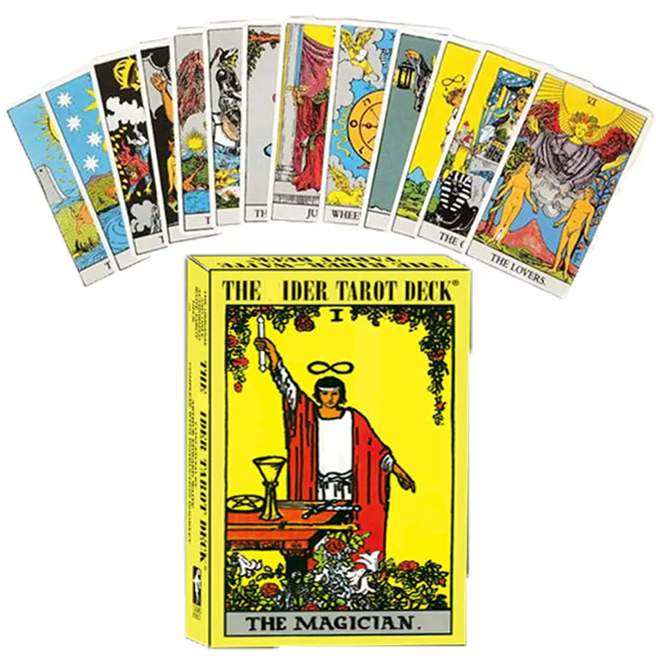 Radiant Rider Wait Tarot deck английская версия гадание fate игральные карты, настольные игры для семейных вечерние magic the gathering
