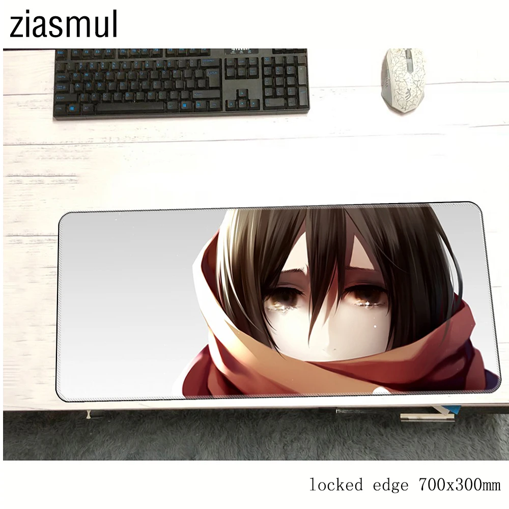 Коврик для мыши attack on titan padmouse 700x300 мм коврик notbook компьютерный модный игровой
