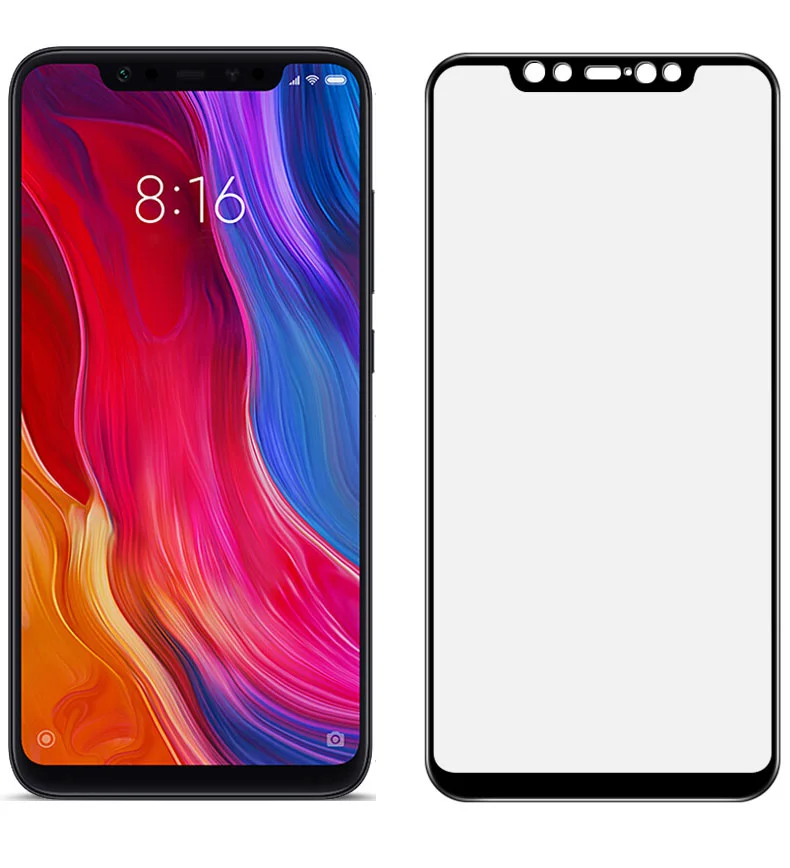 

Закаленное стекло с полным покрытием для xiaomi Mi 8/Mi 8 SE, 2 упаковки