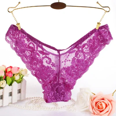 purple 3 шт./упак.! Кружево Нижнее Бельё для девочек Для женщин Трусики для женщин стринги Для женщин Трусики для женщин пикантные большой Размеры M, L, XL, XXL, XXXL, XXXXL стринги белье Трусики для женщин пикантные трусы же - Цвет: purple