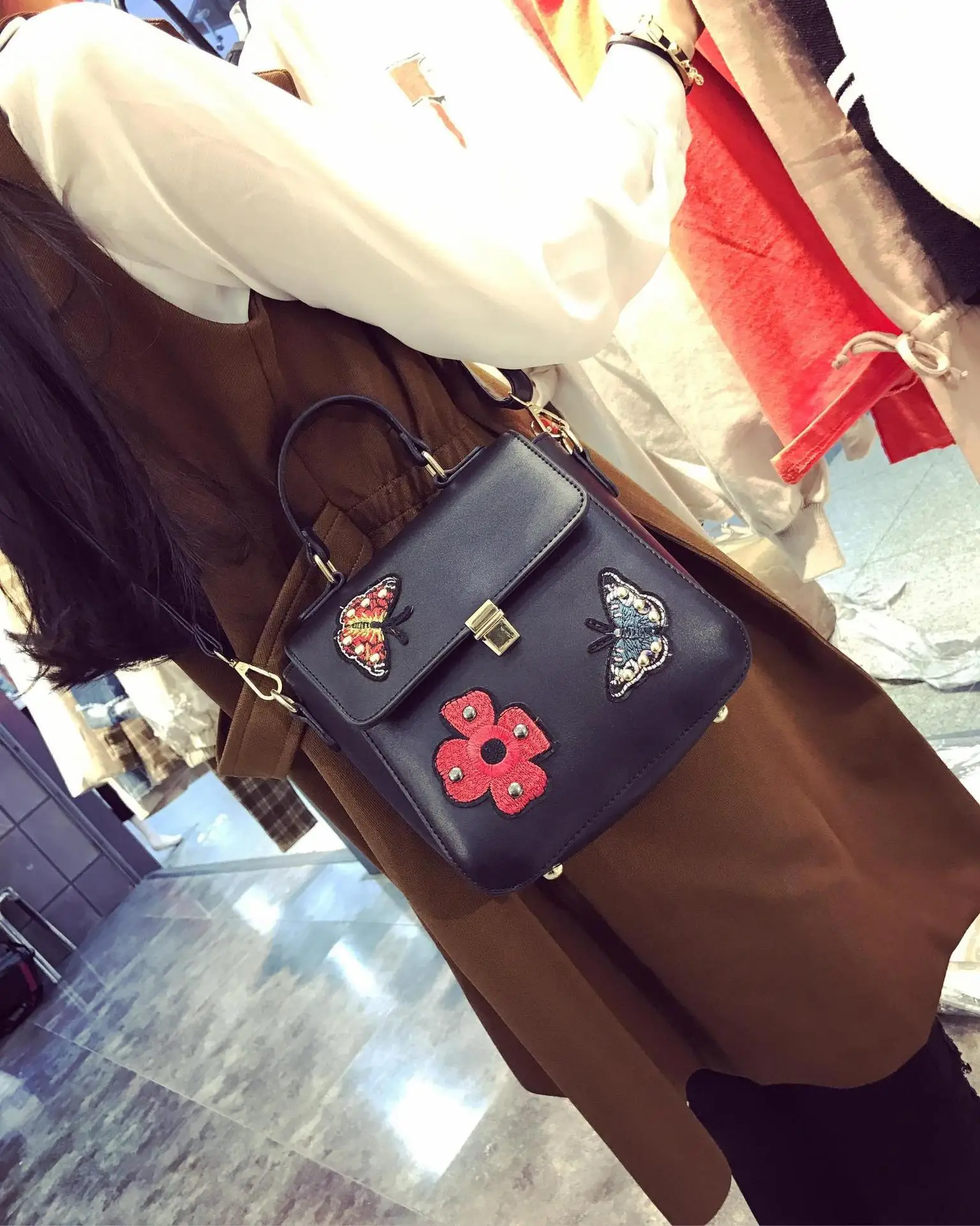 2017 женщин вышивка Crossbody Сумки женские летние модные Малый Сумка Сумочка sacoche Femme