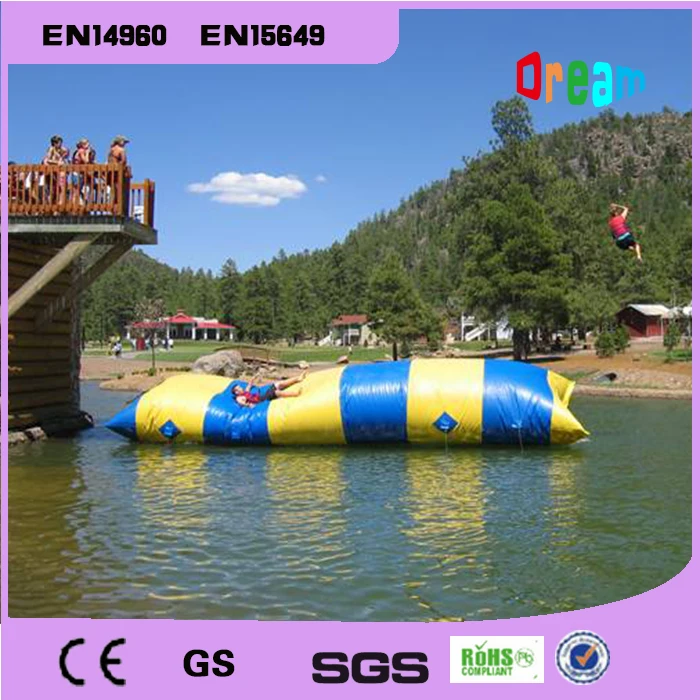 

Free Shipping 9*3m Inflatable Water Blob Jump Water Toys Water Blob Jumping Bag Inflatable Aqua Trampoline With a Pump