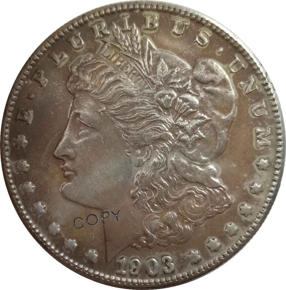 

Монеты из США, 1 доллар 1903, 1903 s, 1903 o, моргановский доллар, серебряные копии