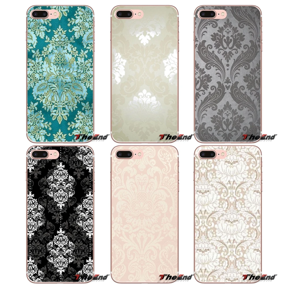 Для iPhone X 4 4S 5 5S 5C SE 6 6S 7 8 Plus Samsung Galaxy J1 J3 J5 J7 A3 A5 2016 2017 Grind arenaceous Damask Flower Dream Case|case plus|for