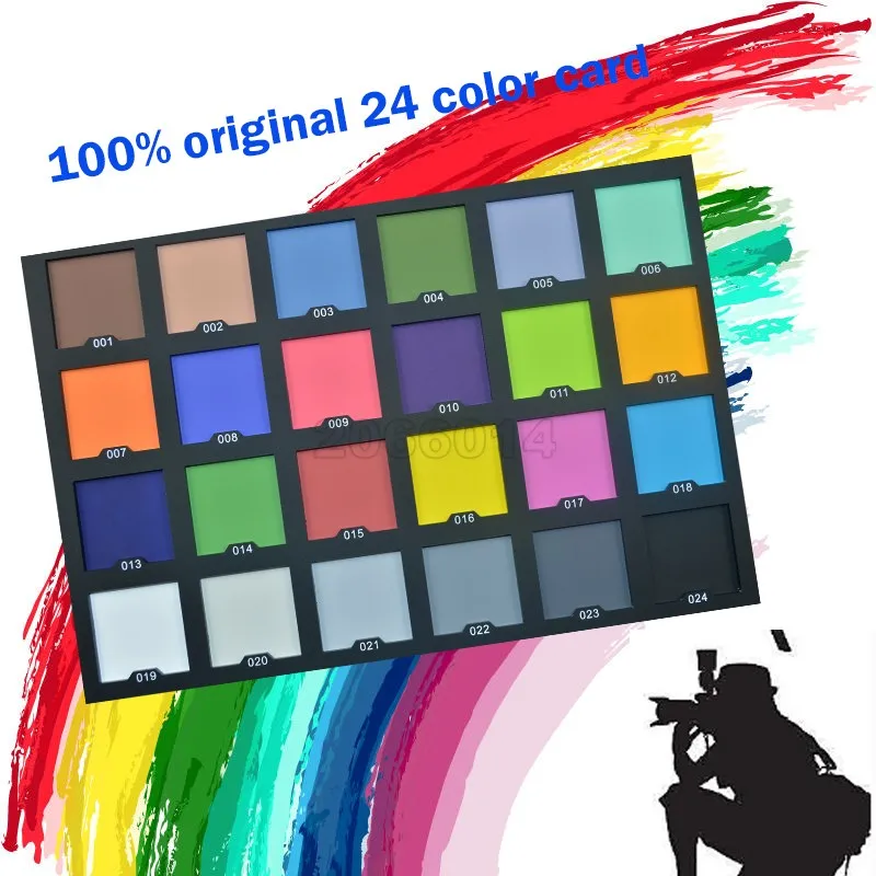 Фото Аксессуары Для Улучшенный Цифровой 24 Цвет Карты Тест Цветового Баланса
