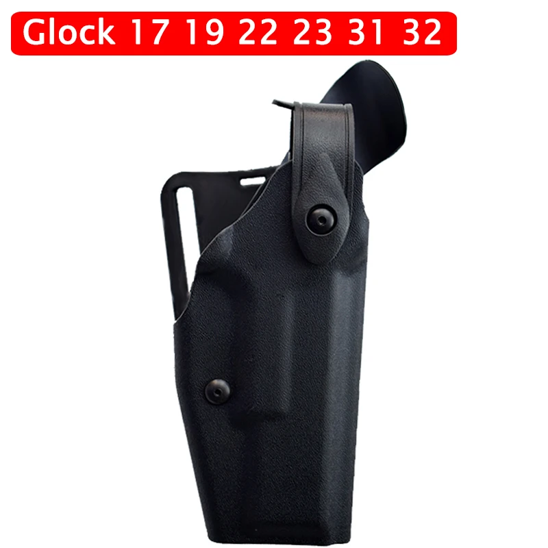 

Military Pistol Belt Holster Glock 17 Gun Carry Case Quick Drop Right Hand Holster For Glock 17 19 22 23 31 32 Gun Accessories