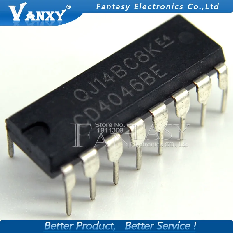 10 шт. CD4046BE DIP16 CD4046 DIP 4046BE 16 CD4046BCN HEF4046BP|ic dip| |