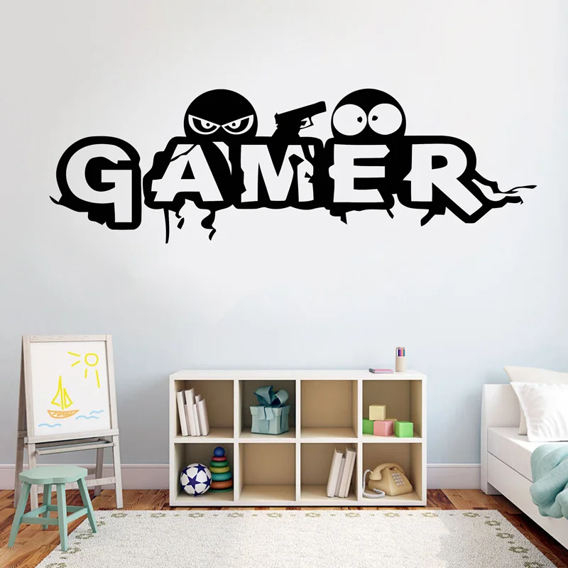 Настенная виниловая наклейка G60 для игрового контроллера Eat Sleep|Наклейки на стену|