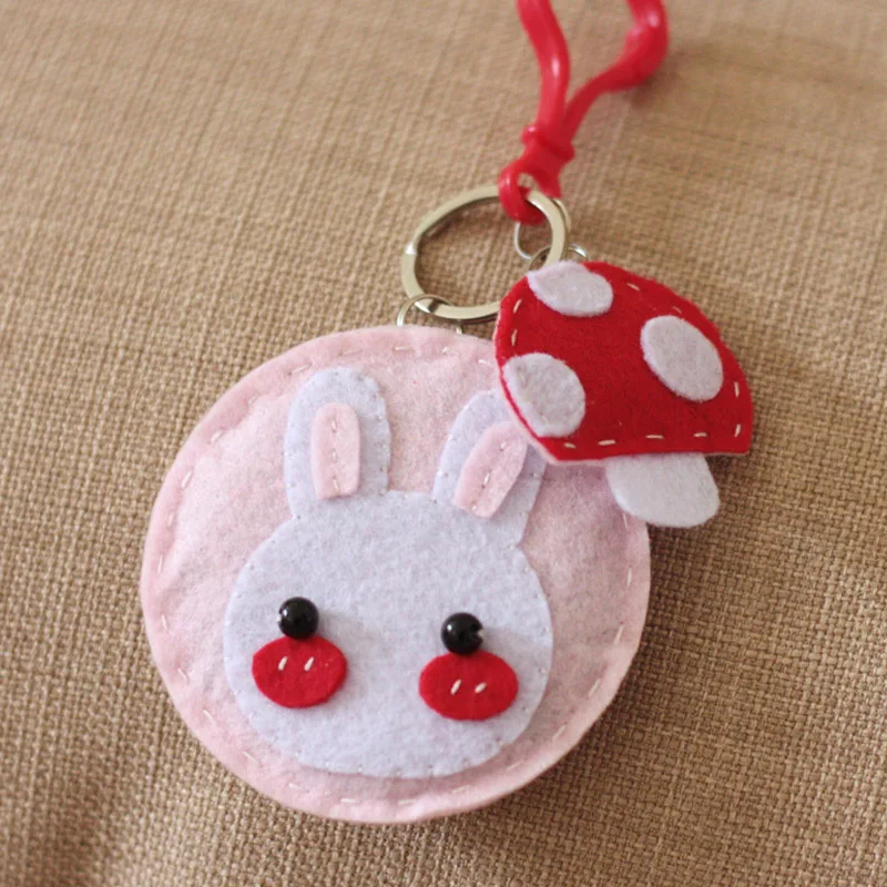 DIY фетровая упаковка милые животные кулон ручной работы швейная ткань