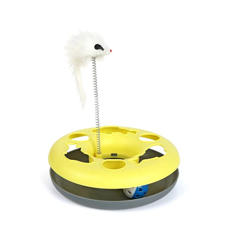 4 вида цветов обучающие игрушки для кошек однослойная Мышка аттракционов