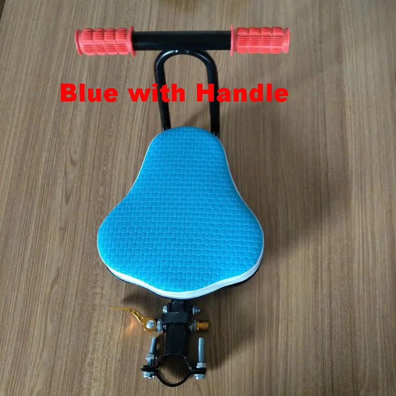 Handle Blue Электрический скутер, детское седло, детское сиденье, складное детское сиденье, регулируемое детское кресло для электрического скейтборда, скутера, электровелосипеда - Цвет: Handle Blue