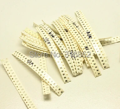 

1206 SMD Resistor Kit 5% 10ohm to 910Kohm 80 values*50pcs=4000pcs Free Shipping