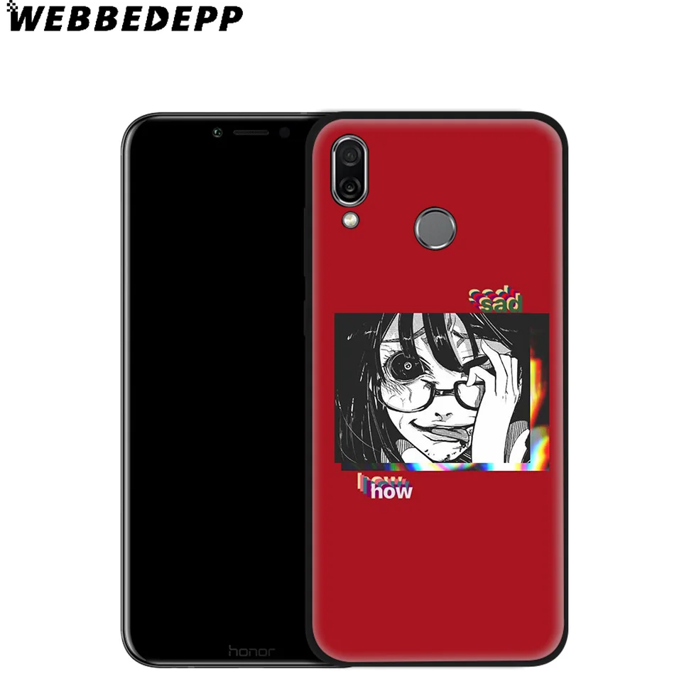 Японский эстетический мягкий чехол для девочек Huawei Mate Honor 20 6A 7A 7C 7X 8 9 9X 10 View Lite Pro 30 |