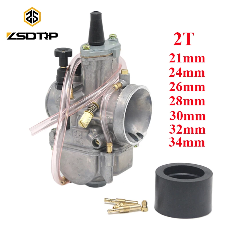Карбюратор ZSDTRP 21 24 26 28 30 32 34 мм 2T PWK для внедорожника мотокросса скутера ATV UTV YZ85 CR85 TZR250 AX100 GT750 NSR250R|Карбюратор| |