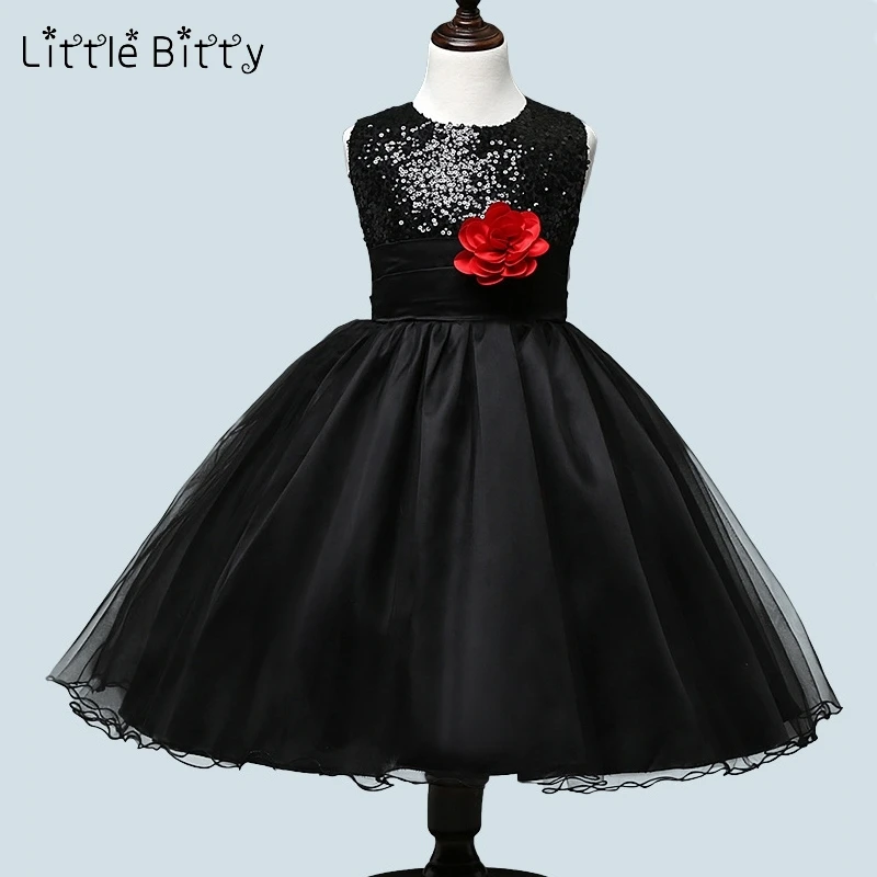 Kids Dresses for Girls Princess Dress Vestido Infantil Wedding Children Sequin Flower Party Boutique | Детская одежда и обувь