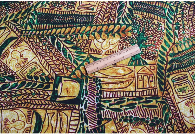 145x100cm Imported Fashion Print Fabric for Women beach Dress Scarves Curtains Shirts Sewing Patchwork Upholstery | Дом и сад