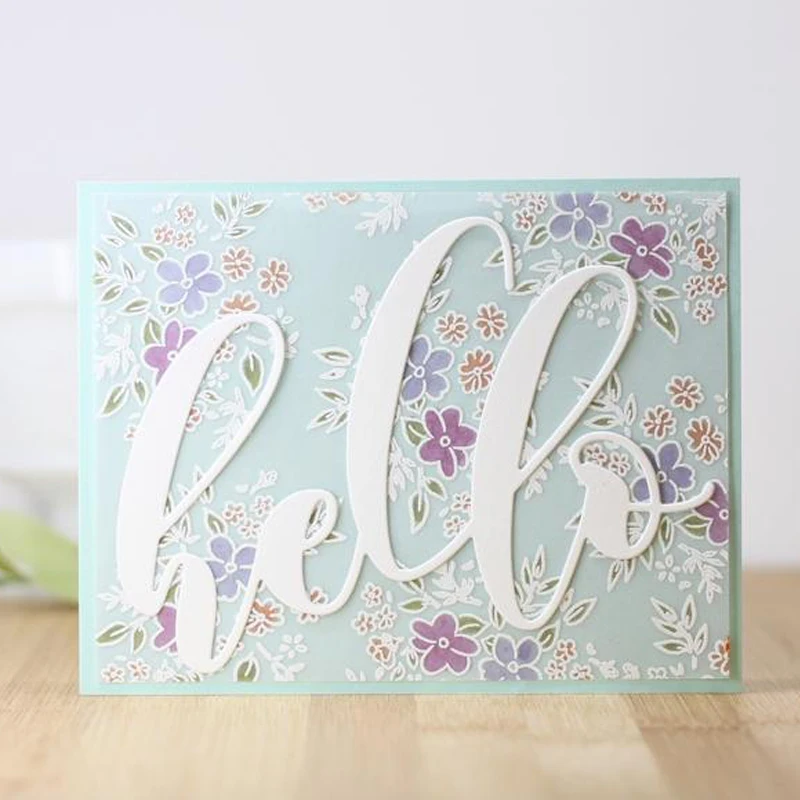 Набор многослойных цветов прозрачный силиконовый штамп для скрапбукинга сделай