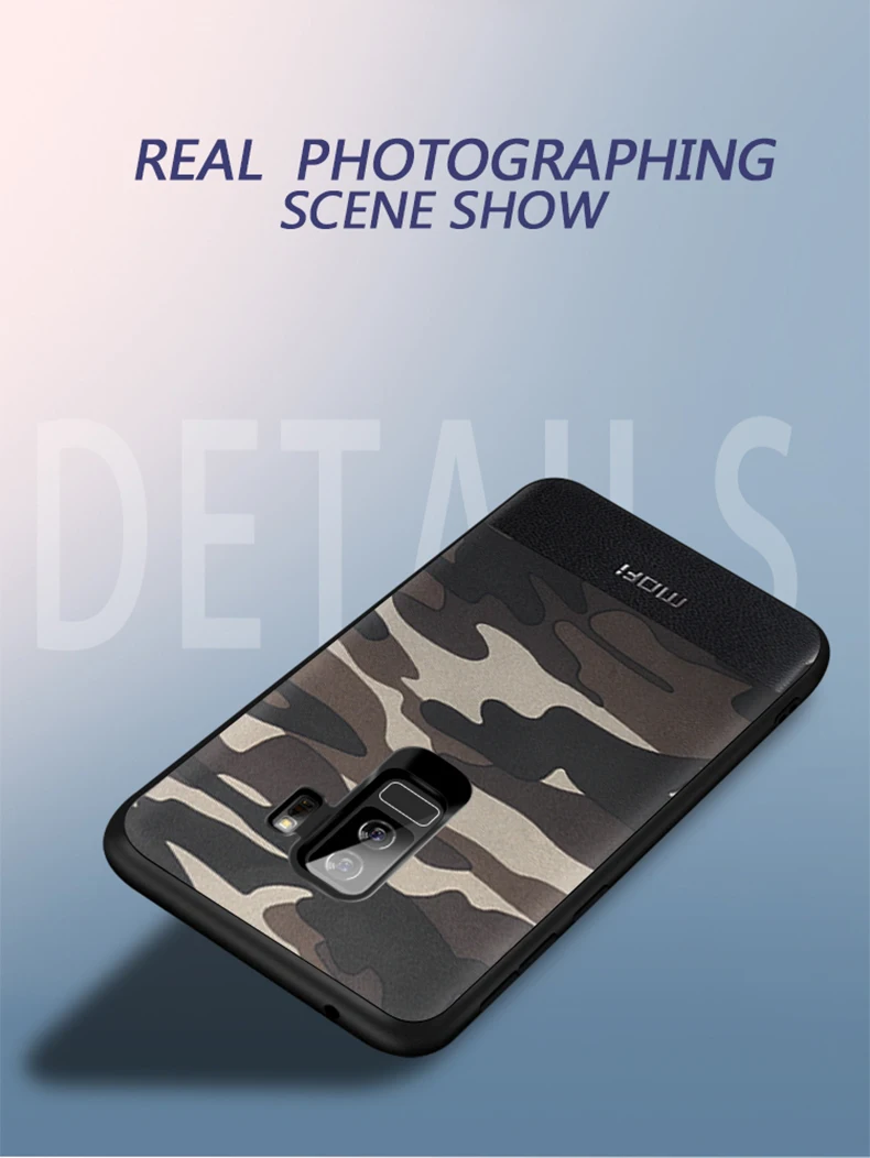 MOFi S9+ чехол для samsung S9 Plus задняя крышка Камуфляжный узор противоударный чехол для galaxy s8 s8+ чехол