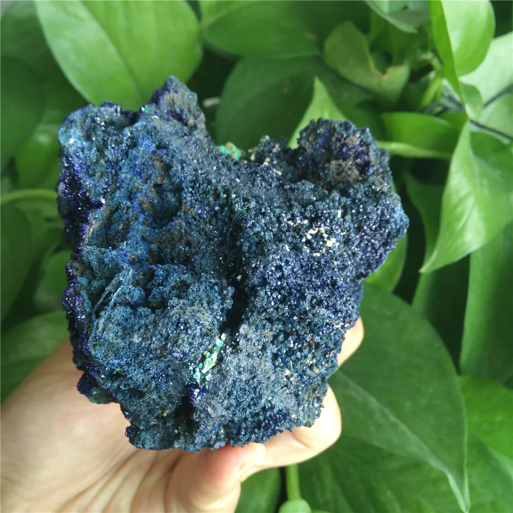 Потрясающий натуральный сырой голубой Азурит Зеленый Малахит шероховатый