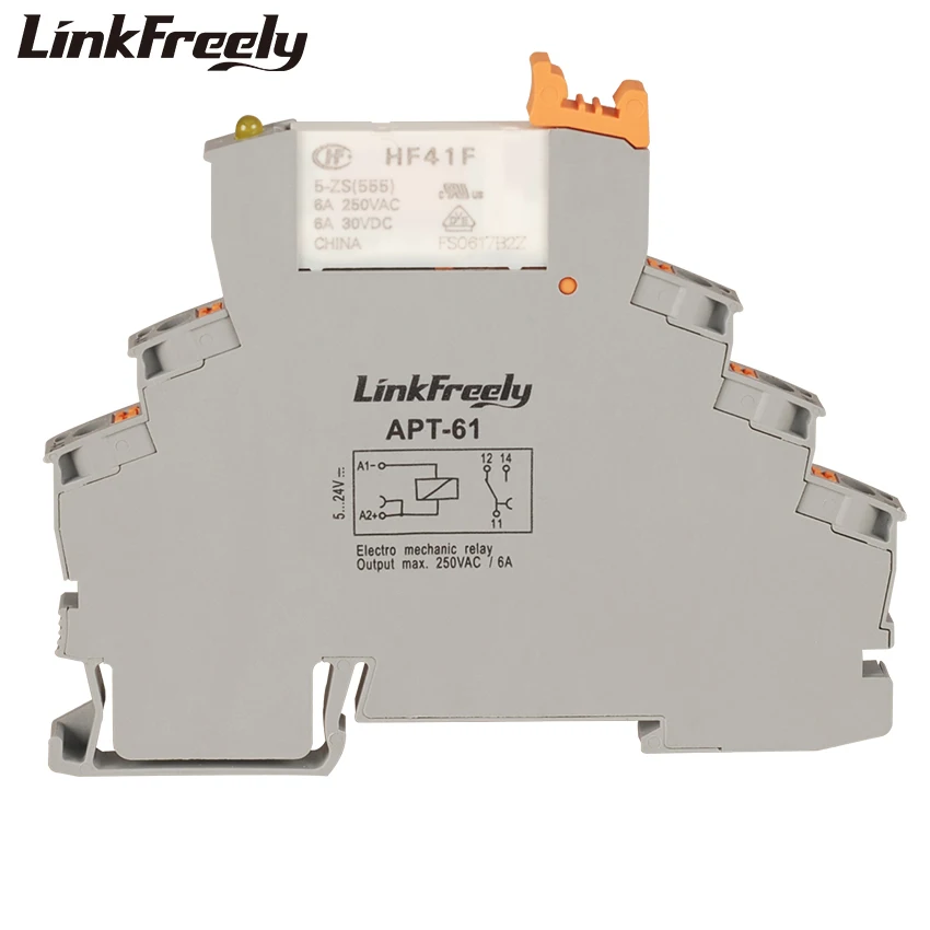 Подключаемый релейный модуль и плата APT 61 общий положительный полюсный вход