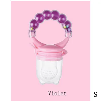VIOLET-S Детское питание Соска Силиконовая соска для кормления фруктов соска мягкий инструмент для кормления Соска Силиконовая детская - Цвет: VIOLET-S
