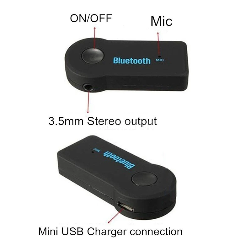 50 шт./лот 100% высококачественный 3 5 мм беспроводной Bluetooth AUX аудио музыкальный