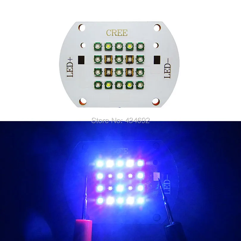 60 Вт CREE XPE XP-E + полусветодиодный s DIY Светодиодная эмиттерная лампа светильник-36 в