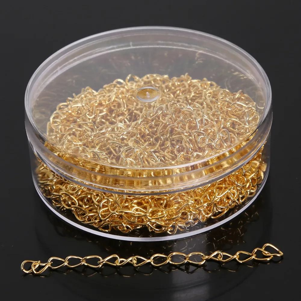 100PCS/Box 4x70mm Metal Iron Antique Gold/Silver Plated Extended Chain Findings for DIY Jewelry Necklace | Украшения и аксессуары