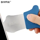 ЖК-экран DIYFIX, отверстие для разборки, инструмент из нержавеющей стали, Нескользящие медиаторы, тонкие инструменты для ремонта мобильный телефон, планшетов, ПК