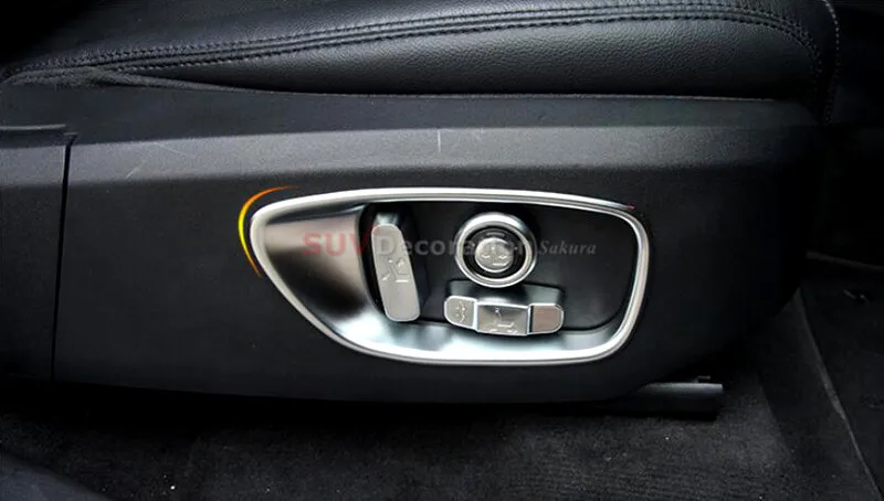 Для Jaguar XF X260 ABS аксессуары автокресло Кнопка регулировки крышки планки матовый 8 шт