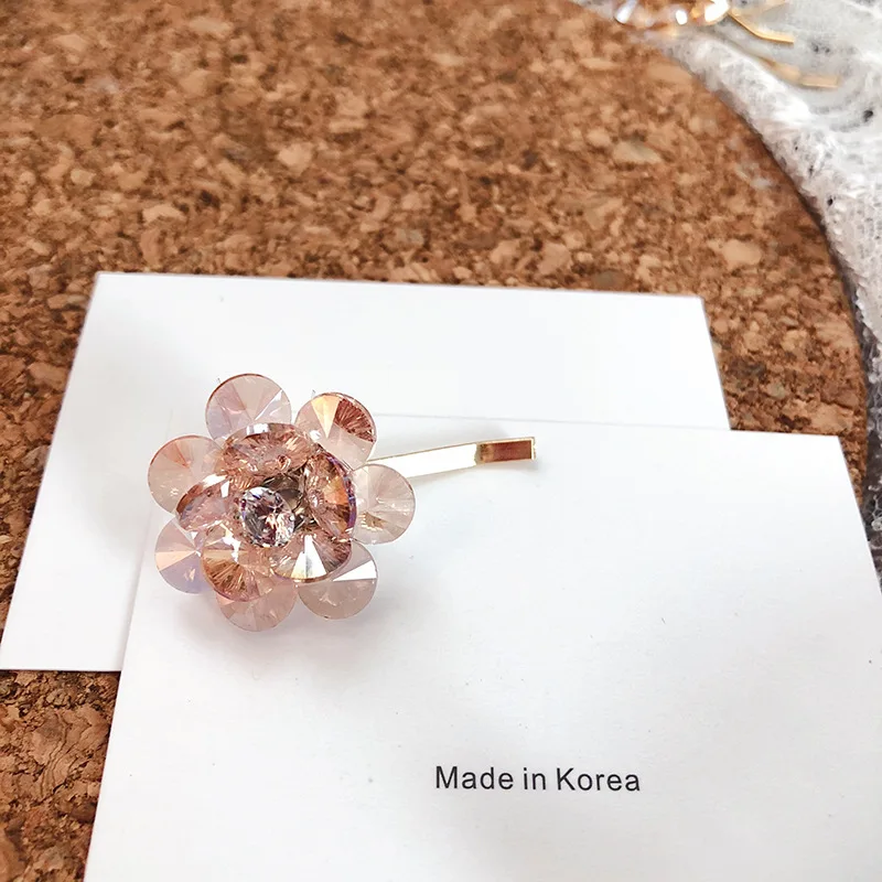 Новая простая вилка для волос со стразами модная повязка женщин маленькая