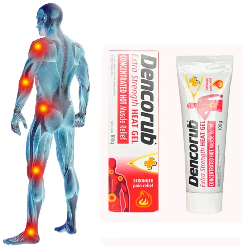 Австралия Dencorub Extra Strength Heat Gel* 2 отсутствие запаха от артрита ревматизма Lumbago Fibrositis боль в мышцах спины боль