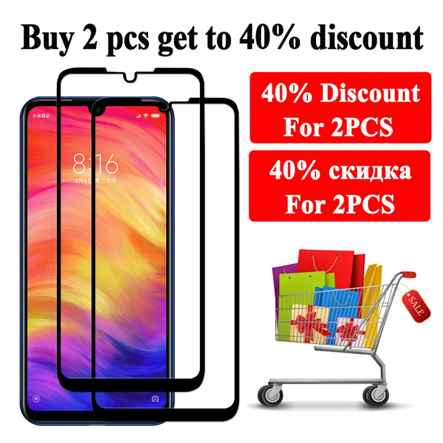 Redme note 7 pro Защитное стекло для xiaomi not 7pro Защитная пленка для экрана tremp ksiomi xiomi закаленное стекло note7 защитная пленка