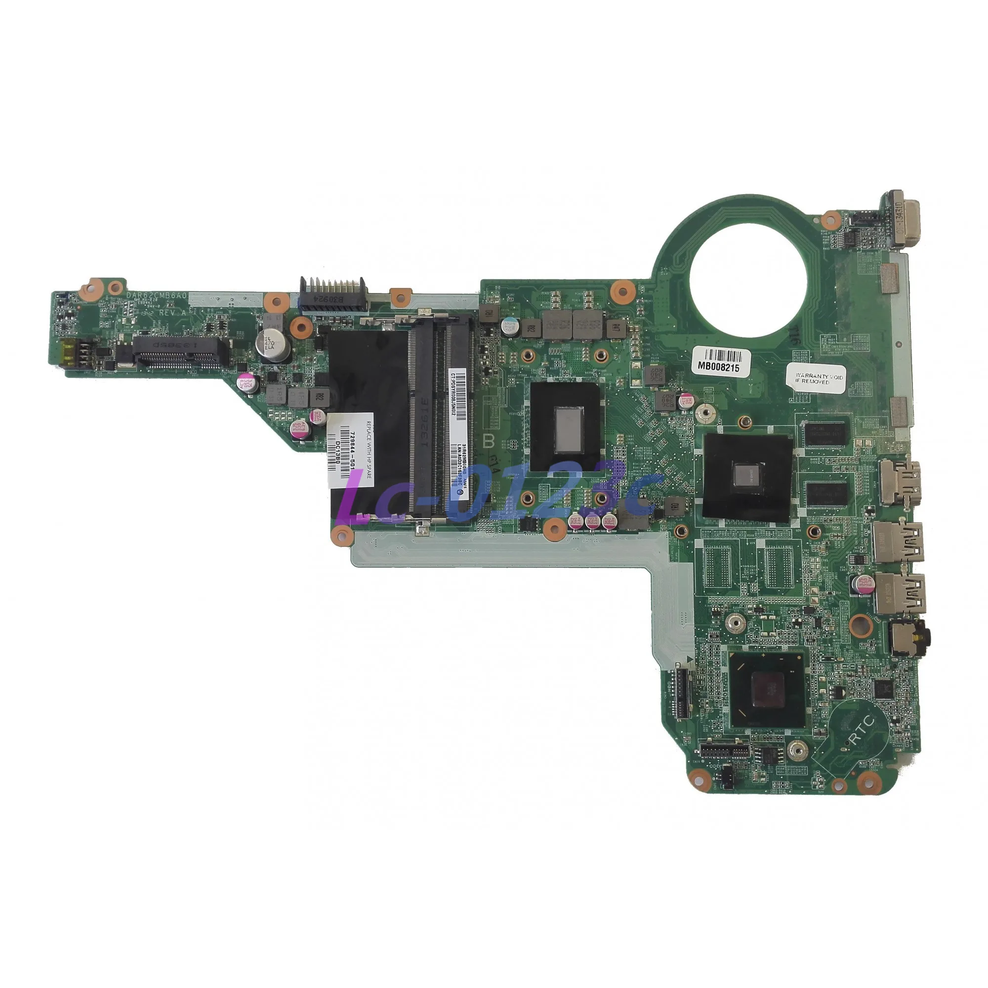 FULCOL для hp PAVILION 17-E 15-E материнская плата для ноутбука с I3-3110M cpu y HD 8670 M DAR62CMB6A0 729844-001 729844-501 729844-601 DDR3