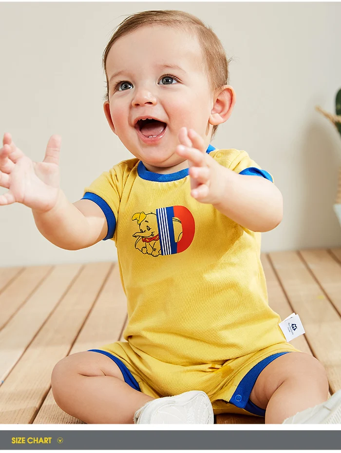 Мини-одежда balabalaChildren детские комбинезоны, г. Летний хлопковый маленький летающий комбинезон-Слон, мягкий и дышащий