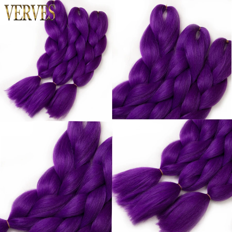 1 шт. накладные синтетические косички 24 дюйма 100 г/шт.|hair extension|hair braids extensionssynthetic hair