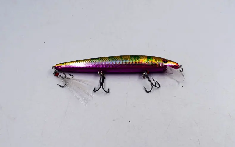 9 шт./лот рыболовные приманки 12 см 13 8 г 3 крючка Minnow воблер isca искусственный