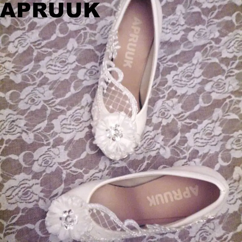 

Round toe platforms white silver lace women's flower wedding shoes custom handmade bridal women's dress pumps shoes