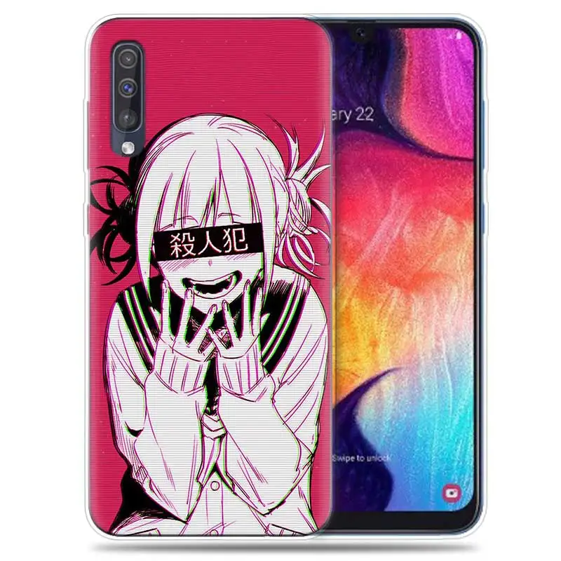 SK-001 Transpatrent силиконовый чехол для samsung Galaxy A50 A70 A30 M30 M20 A10 A20 A40 M20 крышка телефона парным пространство аниме - Цвет: SK-001
