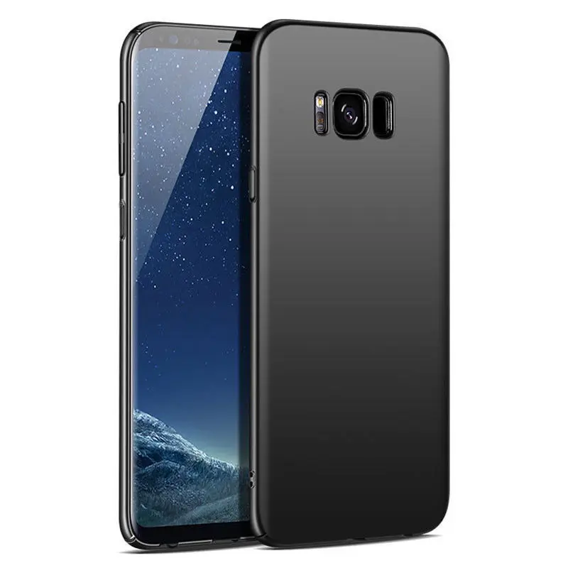 Ультра-тонкий Противоскользящий Жесткий Чехол для samsung M20 M10 S10E S10 S8 S9 плюс S7 S6 Edge Note 9 8 J4 J6 A6 A7 A8 A9 резиновый матовый чехол