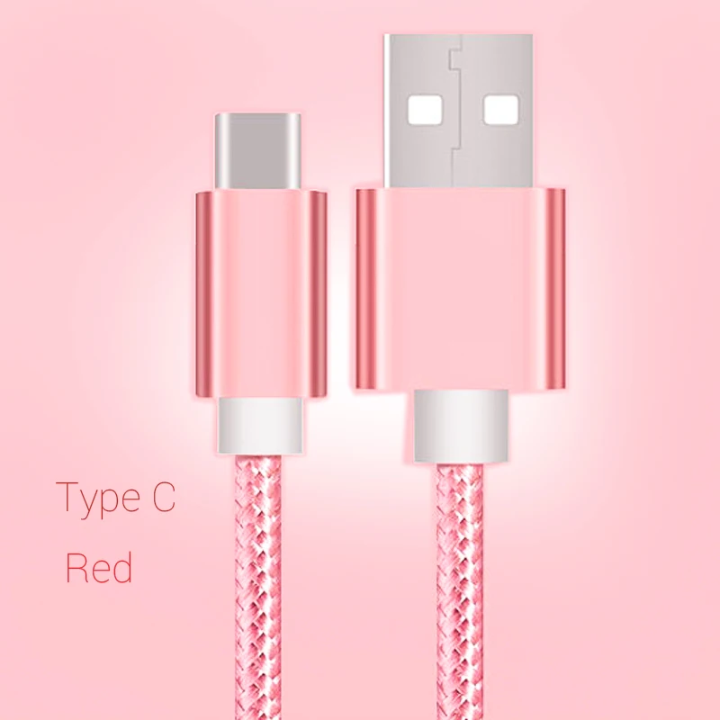 2 m 3M usb кабель с Тип USB C кабель для samsung huawei Xiaomi Коврики 20 lite usb C для быстрой зарядки и передачи данных нейлоновый кабель для Redmi 7 Galaxy note 9 s10