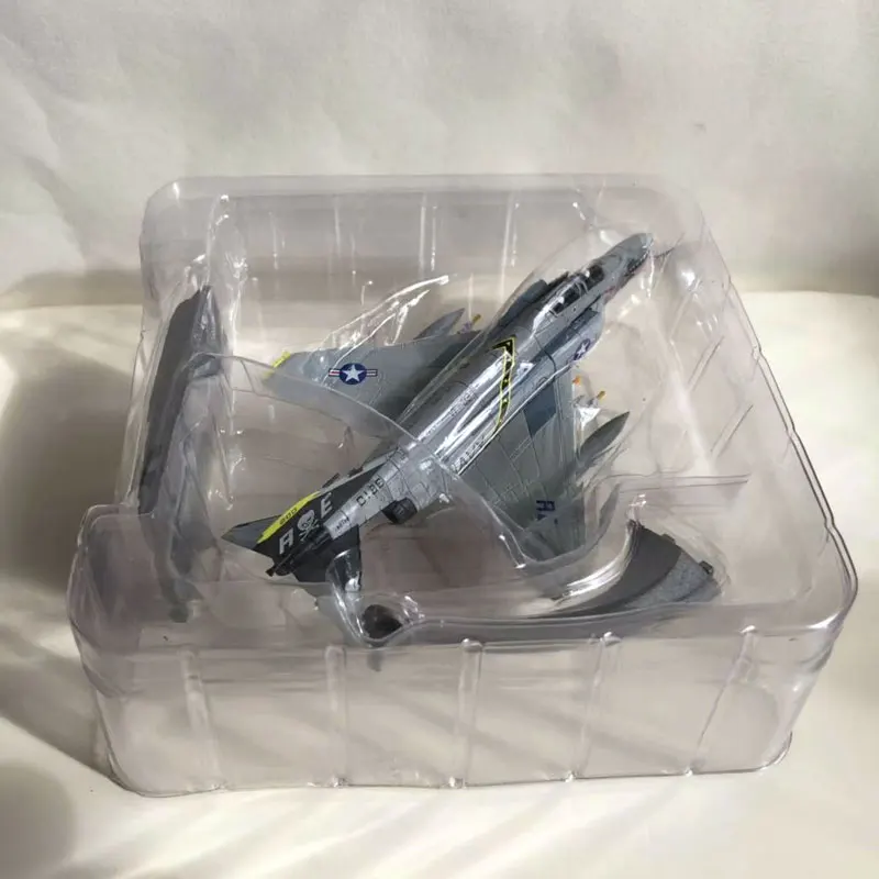 WLTK 1/100 масштаб военная модель игрушки F-4 Phantom II VF-84 Jolly Rogers Fighter литой металлический самолет модель игрушки для сбора/подарка