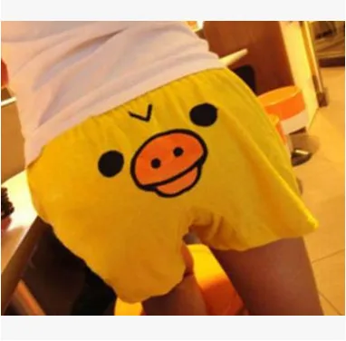 

Woman Kawaii Cartoon Shorts Leisure Home Wear Short Pink Pig/Easy Bear/Yellow Duck/Blue Elephant