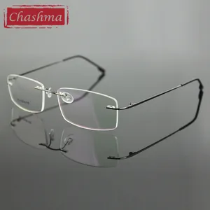 Мужские ультрасветильник кие очки для близорукости Chashma, оправа для очков без оправы из титана