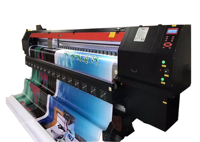 locor Solvent Printing Machine With Double DX5 Original Head /Vinyl .Graphic Paper PP Printing Printer
