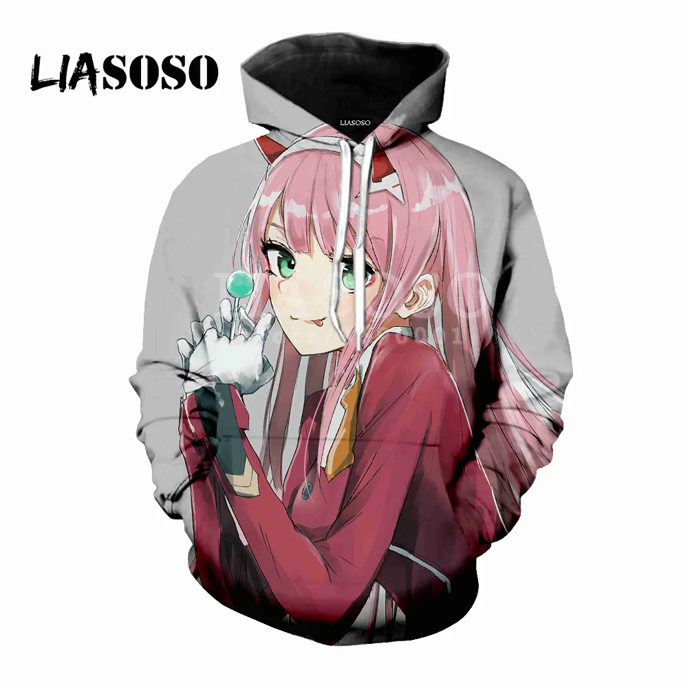 LIASOSO 2018 новинка Лидер продаж аниме для девочек мультфильм ноль два 3D принт